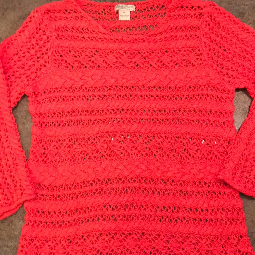 Lucky Brand Crocheted Sweater